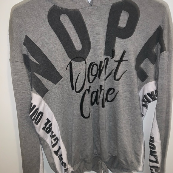 Nope don’t care hoodie shirt - Picture 2 of 4